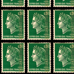 6189084-vintage-french-postage-stamp