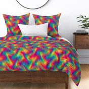 rainbow single zigzag