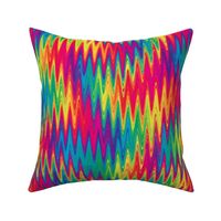 rainbow single zigzag