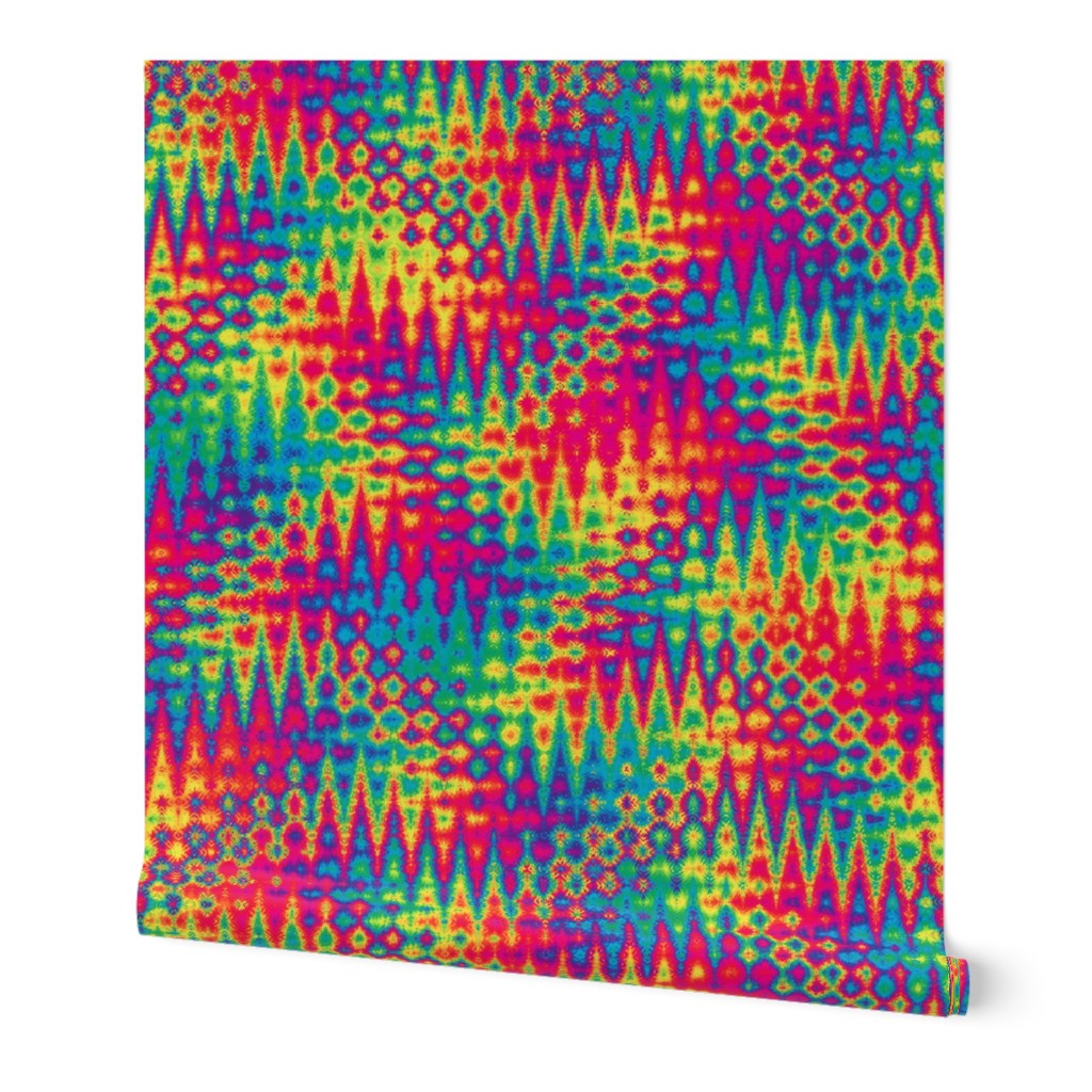 rainbow double zigzag