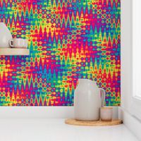 rainbow double zigzag