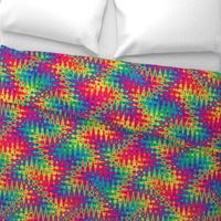 rainbow double zigzag