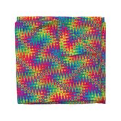 rainbow double zigzag