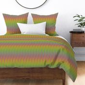 vintage rainbow flame chevron