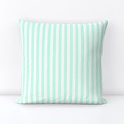 Mint Stripes 1/2 Inch Vertical