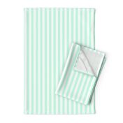 Mint Stripes 1/2 Inch Vertical