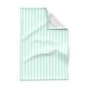 Mint Stripes 1/2 Inch Vertical