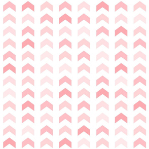 Girly Pink Geometric Split Chevron Pattern