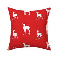 Woodland Fawns Red