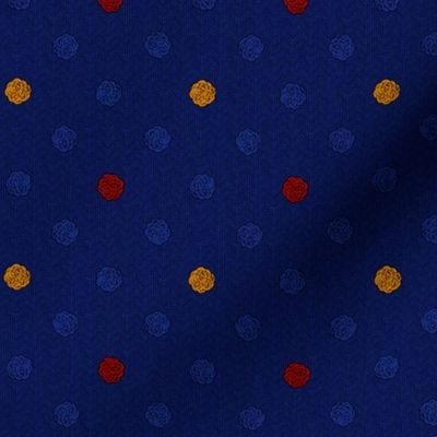 fairy dots 3 red gold blue
