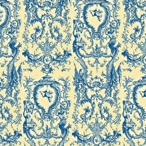 Cupid Toile Blue