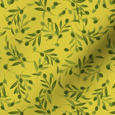 Yellow Olive Pattern