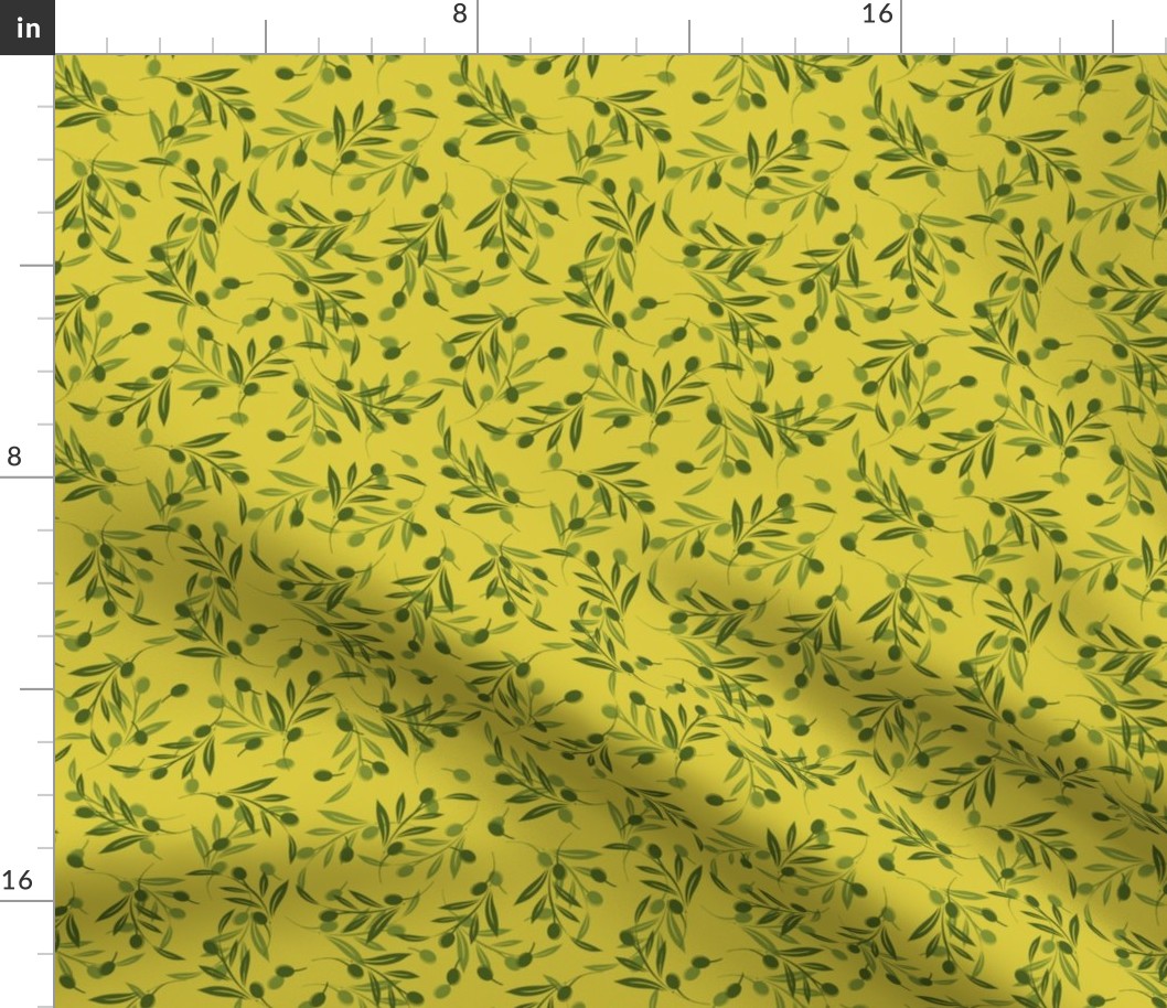 Yellow Olive Pattern