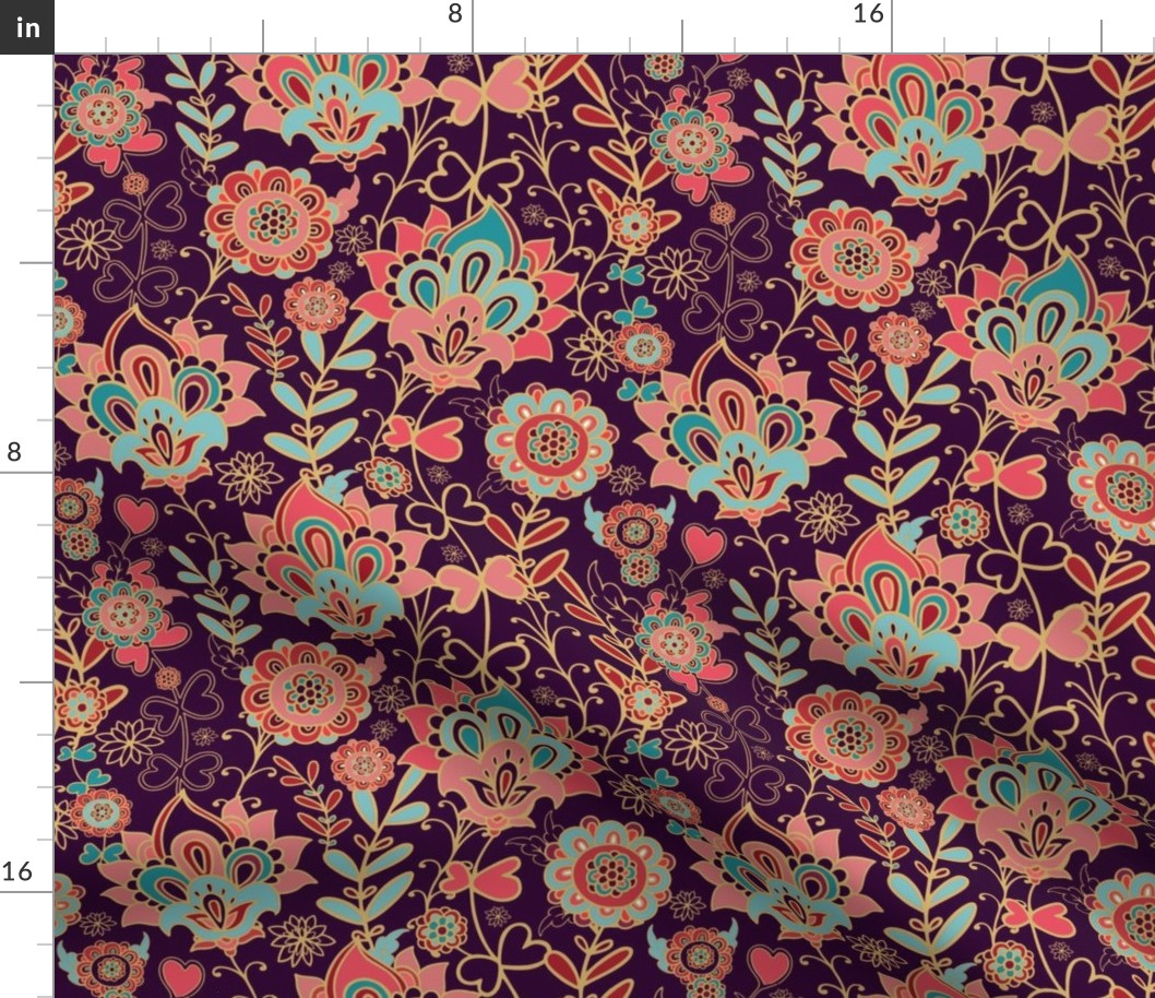 Turkish paisley pattern