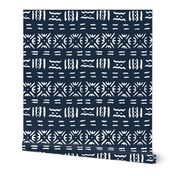 Mudcloth in Navy