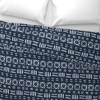 Mudcloth in Navy