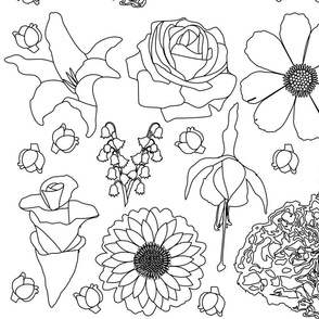 Variety Flower Wallpaper