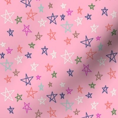 stars on pink