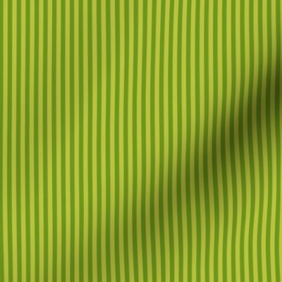 skinny apple-green stripes