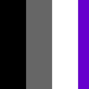 Ace Aware - Asexual Awareness Flag Stripes