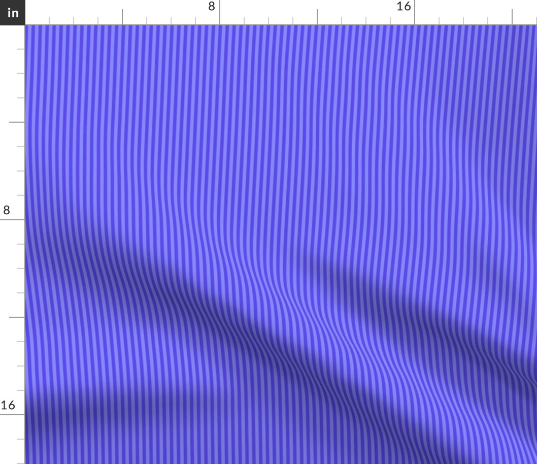 narrow stripes in periwinkle