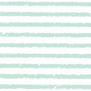 Lullaby Stripes( White/Light Blue-Green)