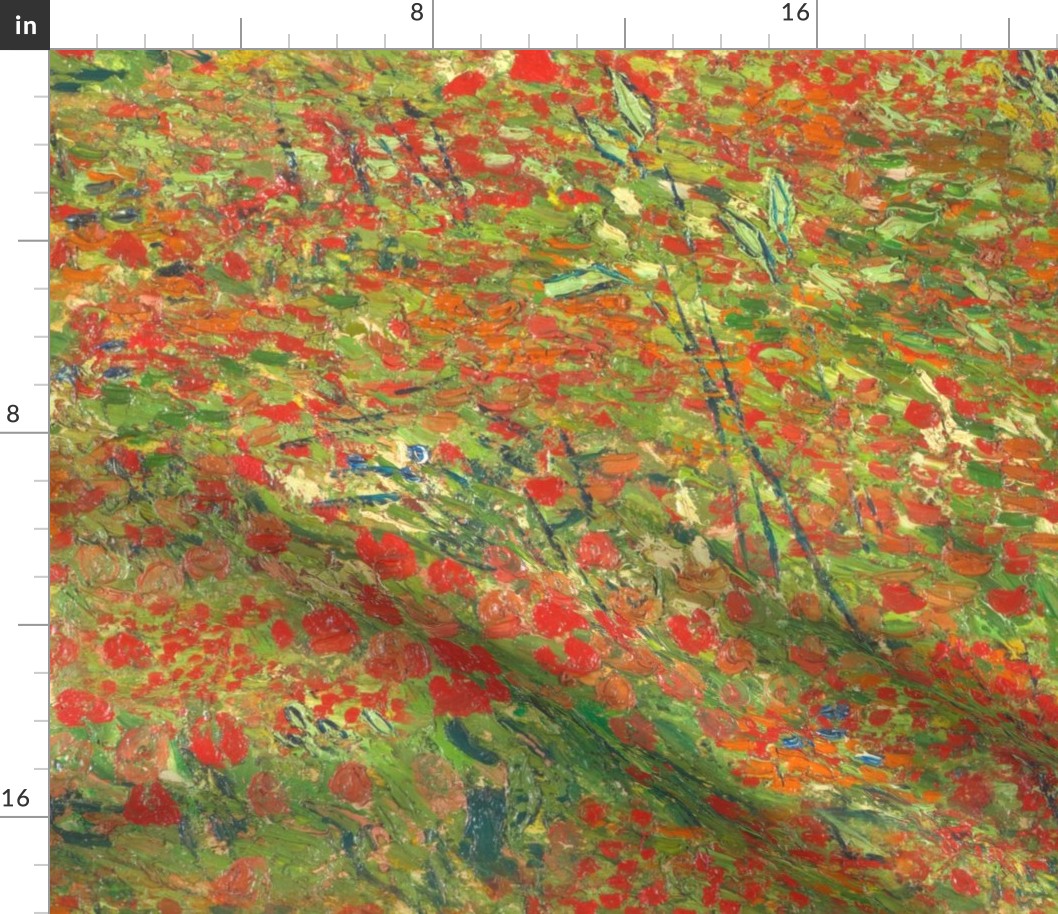 Van Gogh's Field with Poppies