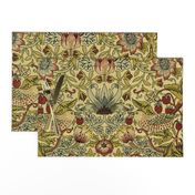 William Morris ~ Strawberry Thief ~ Trianon Cream ~ Linen Luxe