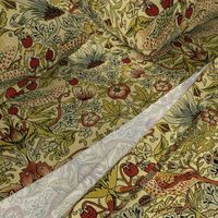 William Morris ~ Strawberry Thief ~ Trianon Cream ~ Linen Luxe