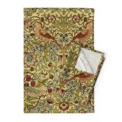 William Morris ~ Strawberry Thief ~ Trianon Cream ~ Linen Luxe