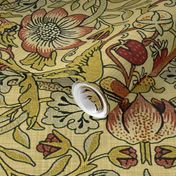 William Morris ~ Strawberry Thief ~ Trianon Cream ~ Linen Luxe