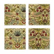 William Morris ~ Strawberry Thief ~ Trianon Cream ~ Linen Luxe