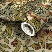 William Morris ~ Strawberry Thief ~ Trianon Cream