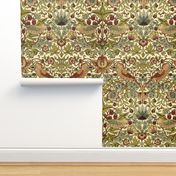 William Morris ~ Strawberry Thief ~ Trianon Cream