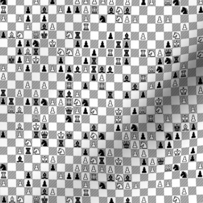 black and white chess pattern