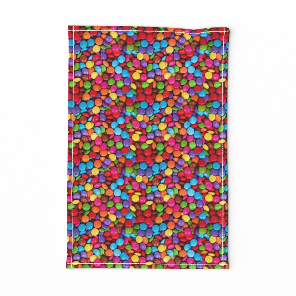 Smarties Chocolate Repeating Pattern Large