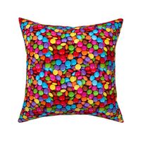 Smarties Chocolate Repeating Pattern Large