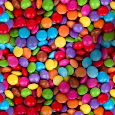 Smarties Chocolate Repeating Pattern Large