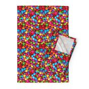 Smarties Chocolate Repeating Pattern Large