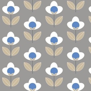 Tulip Grey and Blue