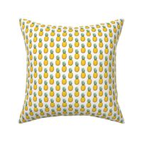 Pineapple photo repeating pattern - Tropical fruit print