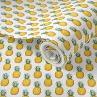 Pineapple photo repeating pattern - Tropical fruit print
