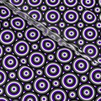 Ace Aware - Bull's Eye Pattern - Layered - Asexual Awareness Colors 2
