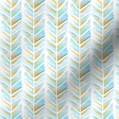 Watercolor Chevron MINI