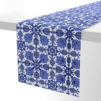 The Lata Tile ~ Blue and White