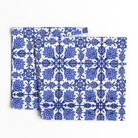 The Lata Tile ~ Blue and White