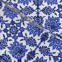 The Lata Tile ~ Blue and White