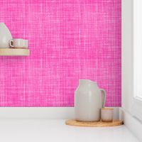 Faux linen in Dianthus pink