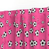 Soccer Ball Pattern Pink