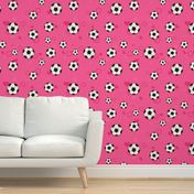 Soccer Ball Pattern Pink